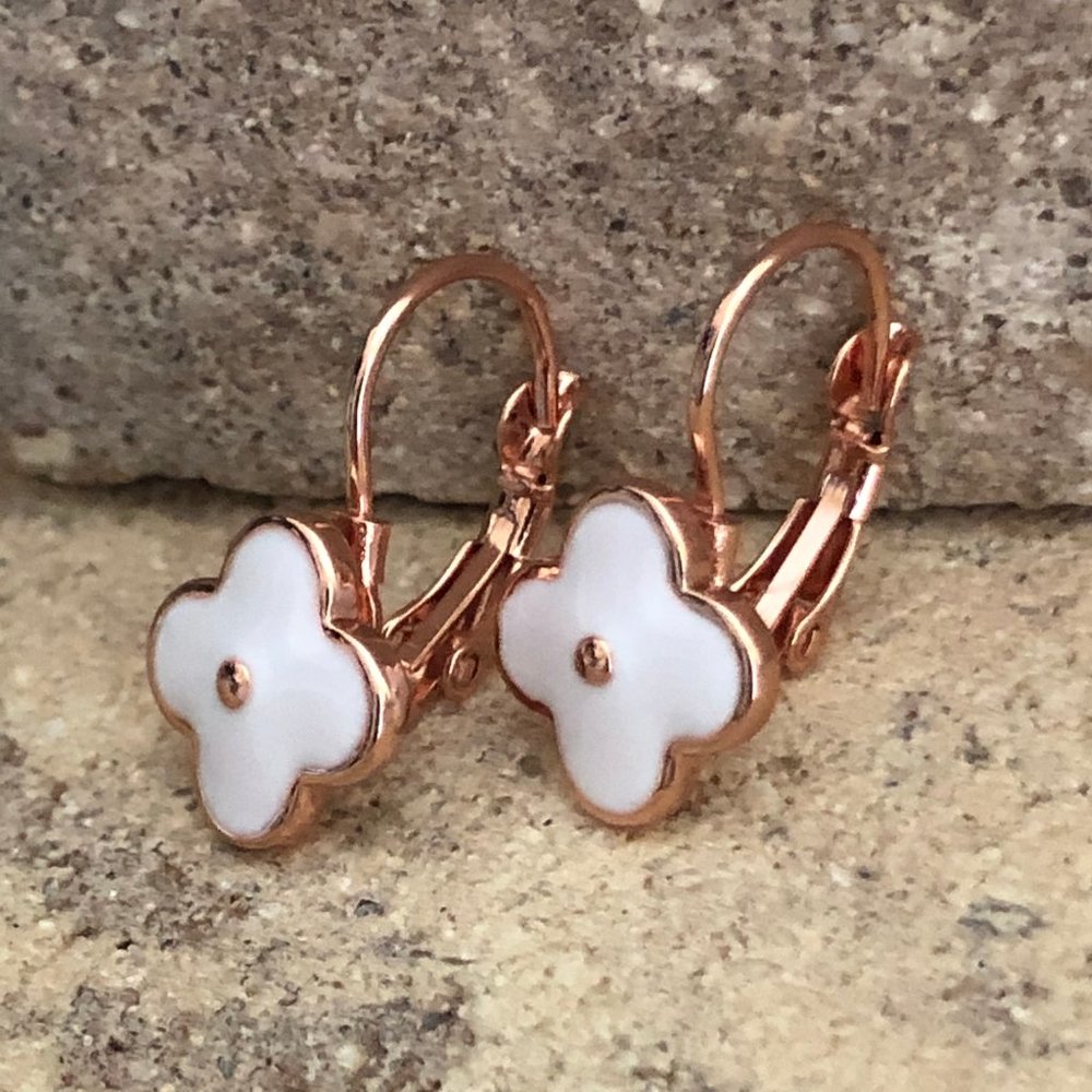 Delicate flower in pure white color